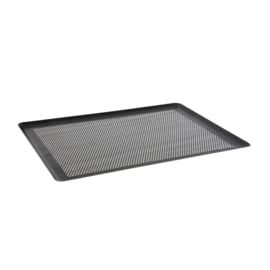 Micro geperforeerde gastronorm schaal / Aluminium tray bakerynorm - De Buyer