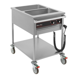 Gastronorm bain-marie wagen 2x 1/1 GN - Max Pro