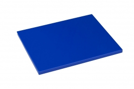 Snijplank Polyethyleen blauw - 1/2 - 1/1 GN of 60x40 - met of zonder geul