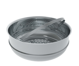 Stoominzet - Stoomkoker - Steam cooker - 24 cm - De Buyer