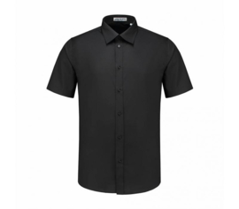 Shirt - Luca - short sleeve - black & white
