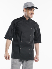 Chef Jacket Chaud Devant - Hilton Poco Black short sleeve
