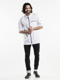 Chef Jacket Chaud Devant - Modena UFX White short sleeve
