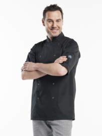 Chef Jacket Chaud Devant - Hilton Poco Black short sleeve