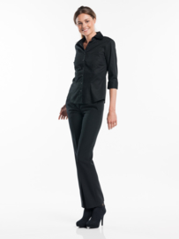 Blouse / shirt Chaud Devant - Women Black Stretch 3/4 sleeve