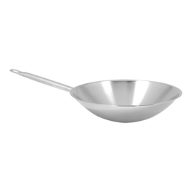 Wok - Pujadas - RVS, met platte bodem - 36 cm