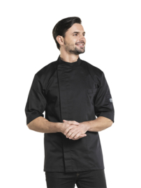 Chef Jacket Chaud Devant - Bacio Black short sleeve