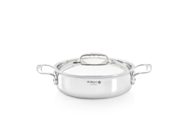 Sauteerpan roestvrijstaal met deksel - 28 cm - De Buyer - Affinity