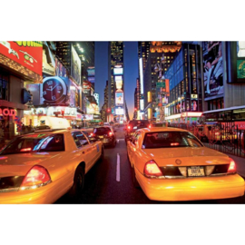 Fotobehang New York Taxi, Timesquare B:3,15 x H:2,32