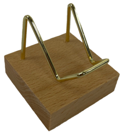 Standaardje staand met licht hout
