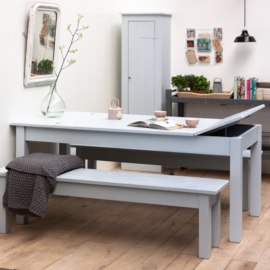 Jutters eettafel 220 - Wit