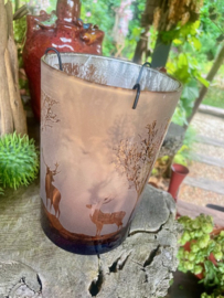Windglas met opdruk