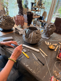 Workshop glasvaas klei (2 lessen)