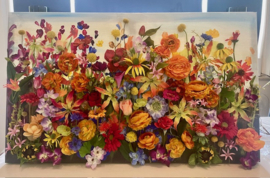 Canvas doek "Bloemenpracht" = Verkocht