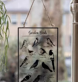 Esscher glazen vogel prent