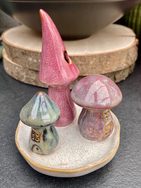 Paddestoelen vaasjes