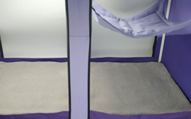 Parachute mat in ribstof