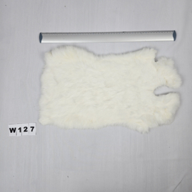 Konijnenvacht - 100% NATUURLIJK - witte kleur