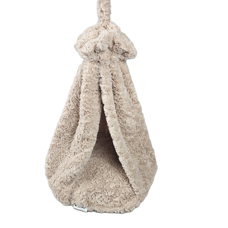 Tent knuffelstof  in verschillende kleuren