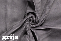 Op=Op - Ribstof, 100% katoen. In diverse kleuren, 1.45 m breed, per meter.