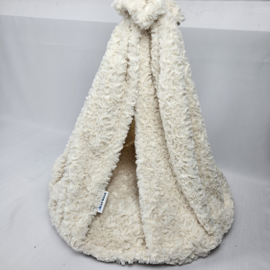 Tent knuffelstof  off white