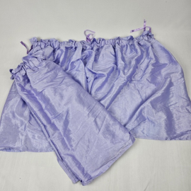 Set van 2 gordijntjes - lila