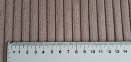 Meubel brede ribstof. In diverse kleuren, 1.40 m breed, per meter.