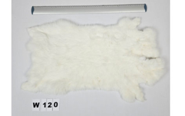 Konijnenvacht - 100% NATUURLIJK - witte kleur