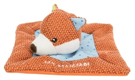 Trixie junior knuffeldoek vos met matatabi 13 x 13 cm