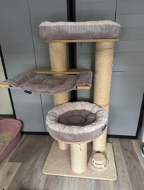 Krabpaal make-over / klittenband set 1 met manden