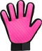 Borstel handschoen blauw of roze