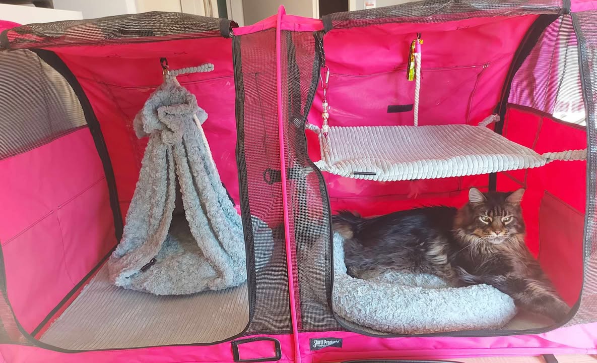 Tent knuffelstof  in verschillende kleuren
