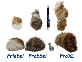 Friebel, Frobbel en FroXL - (konijn) 100% NATUURLIJK (handgemaakt)
