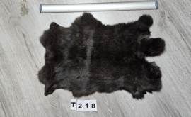 Konijnenvacht - 100% NATUURLIJK - donkere kleur