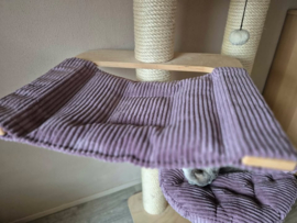 Krabpaal make-over / klittenband set 1 met dikke pofkussens