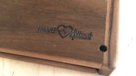 Heart 4 wood gravering logo