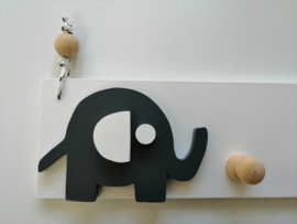Kapstok olifant met naam en  kleine ster