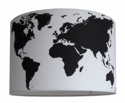 Hanglamp wereldkaart