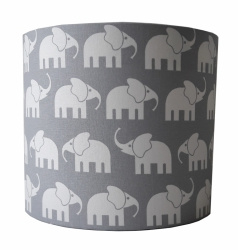 Wandlamp olifantjes grijs