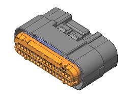 ECU Connector with crimp pins