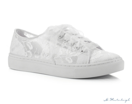Bruidssneakers | G.Westerleigh ~ Nadine - maat 6 (39) - kleur Ivory
