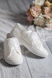 Bruidssneakers | G.Westerleigh ~ Nicki - maat 43 - kleur Ivory