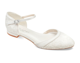 Bruidsschoenen | G.Westerleigh ~ Lana - maat 7 (40) - kleur Ivory