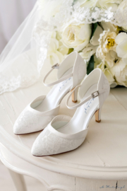Bruidsschoenen | G.Westerleigh ~ Imola - maat 40 - kleur Ivory