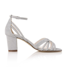 Bruidsschoenen | Rainbow Club ~ Jayne - maat 6 (39) - kleur Silver