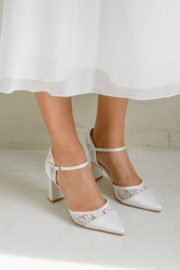Bruidsschoenen | G.Westerleigh ~ Emilia - maat 39 - kleur Ivory