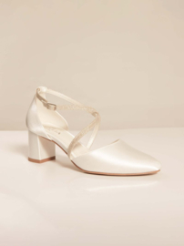 Bruidsschoenen | Avalia ~ Daga - maat 38 - kleur Ivory