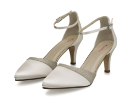 Bruidsschoenen | Rainbow Club ~ Lisan - maat 40 - kleur Ivory