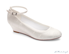 Bruidsschoenen | G.Westerleigh ~ Iris - maat 5 (38) - kleur Ivory