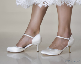 Bruidsschoenen | G.Westerleigh ~ Adele - maat 6 (39) - kleur Ivory